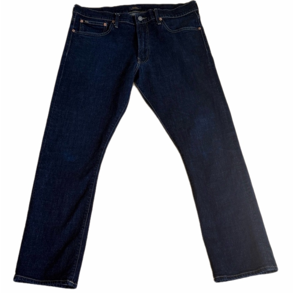 Polo by Ralph Lauren The Varick Slim Straight Dark Wash Jeans 36 x 32